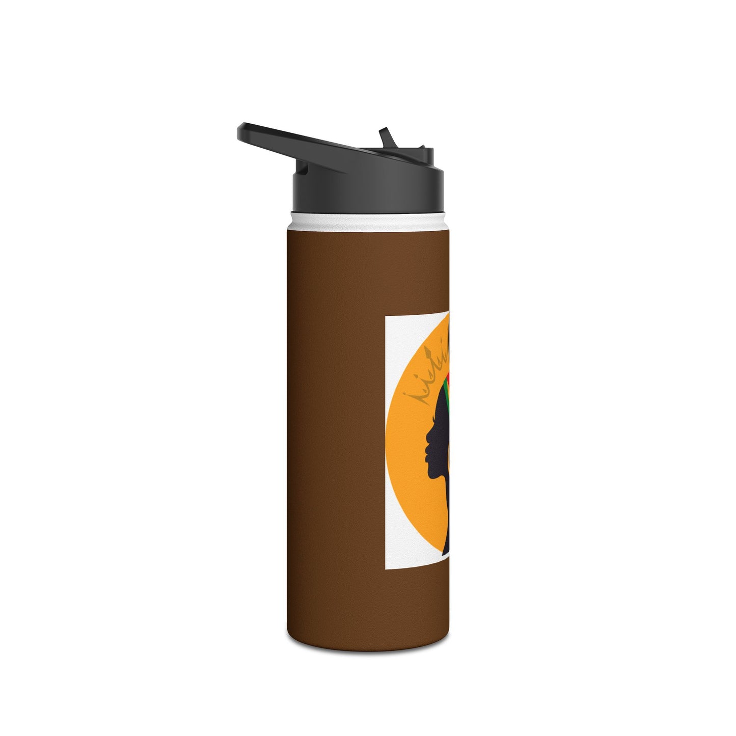 Empowering Black Women Stainless Steel Water Bottle, Travel Mug, Eco-Friendly Hydration, Gifts for Her, Motivational Drinkware