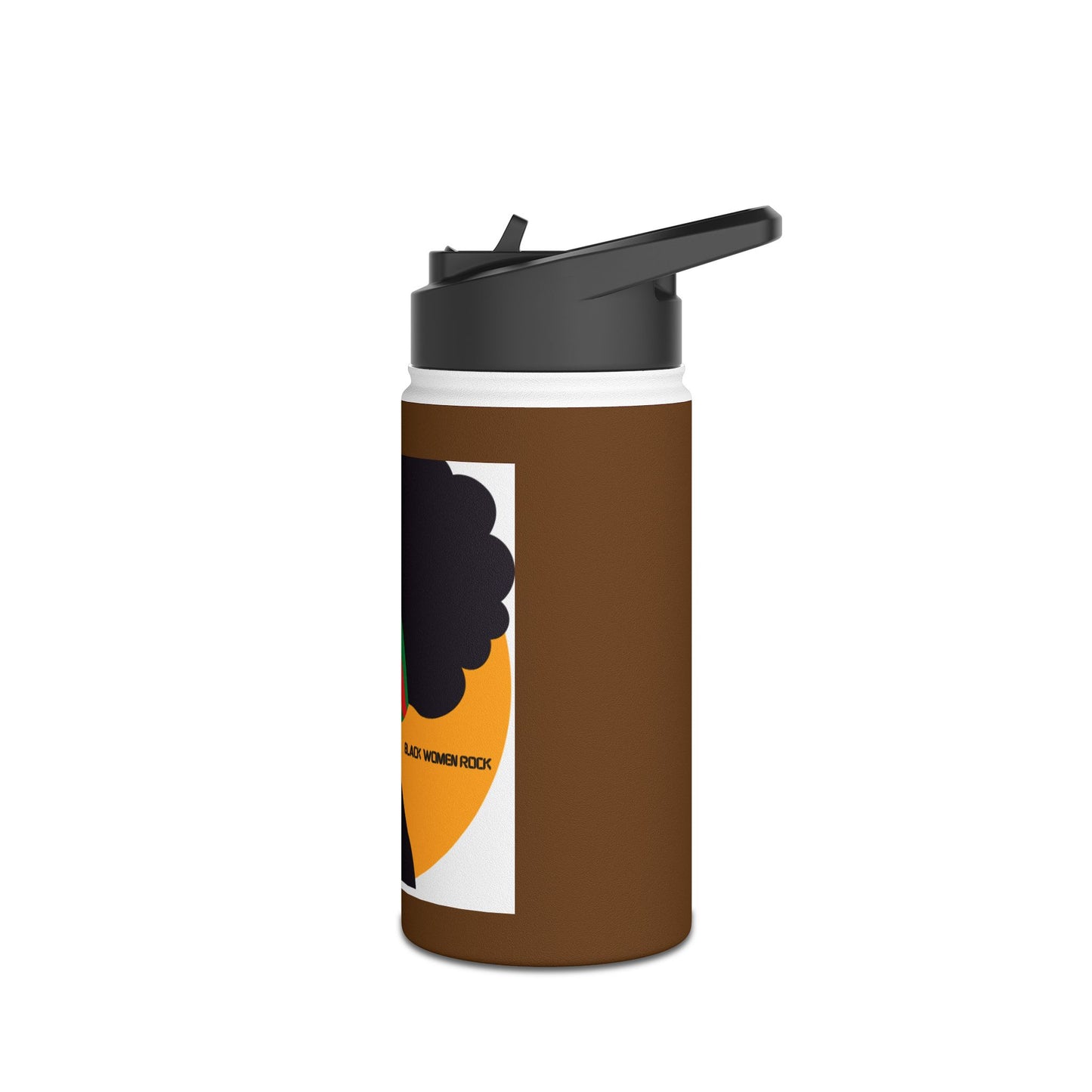 Empowering Black Women Stainless Steel Water Bottle, Travel Mug, Eco-Friendly Hydration, Gifts for Her, Motivational Drinkware