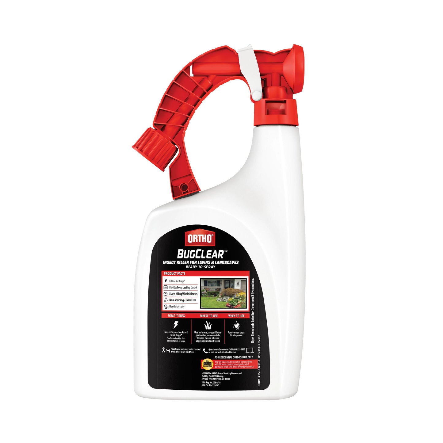 Bugclear Insect Killer for Lawns and Landscapes Ready-To-Spray, 32 Oz.