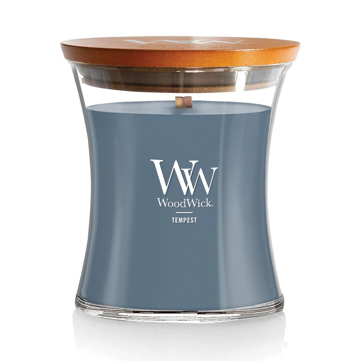 WoodWick Large Hourglass Fireside Candle, Premium Soy Blend Wax, Crackles as it burns, Perfect for Gifting, 21oz