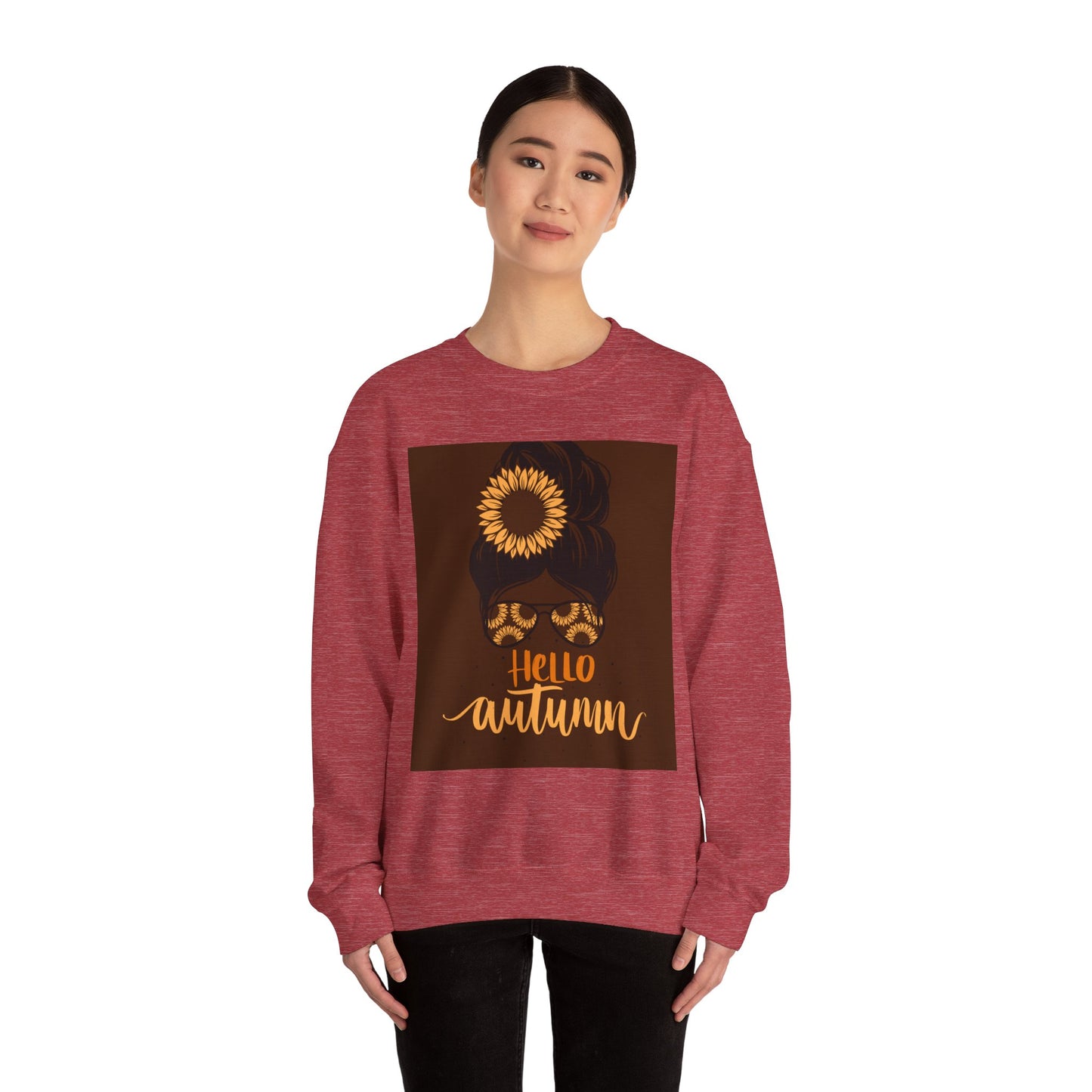 Autumn Vibes Crewneck Sweatshirt - Hello Autumn Crew Sweater