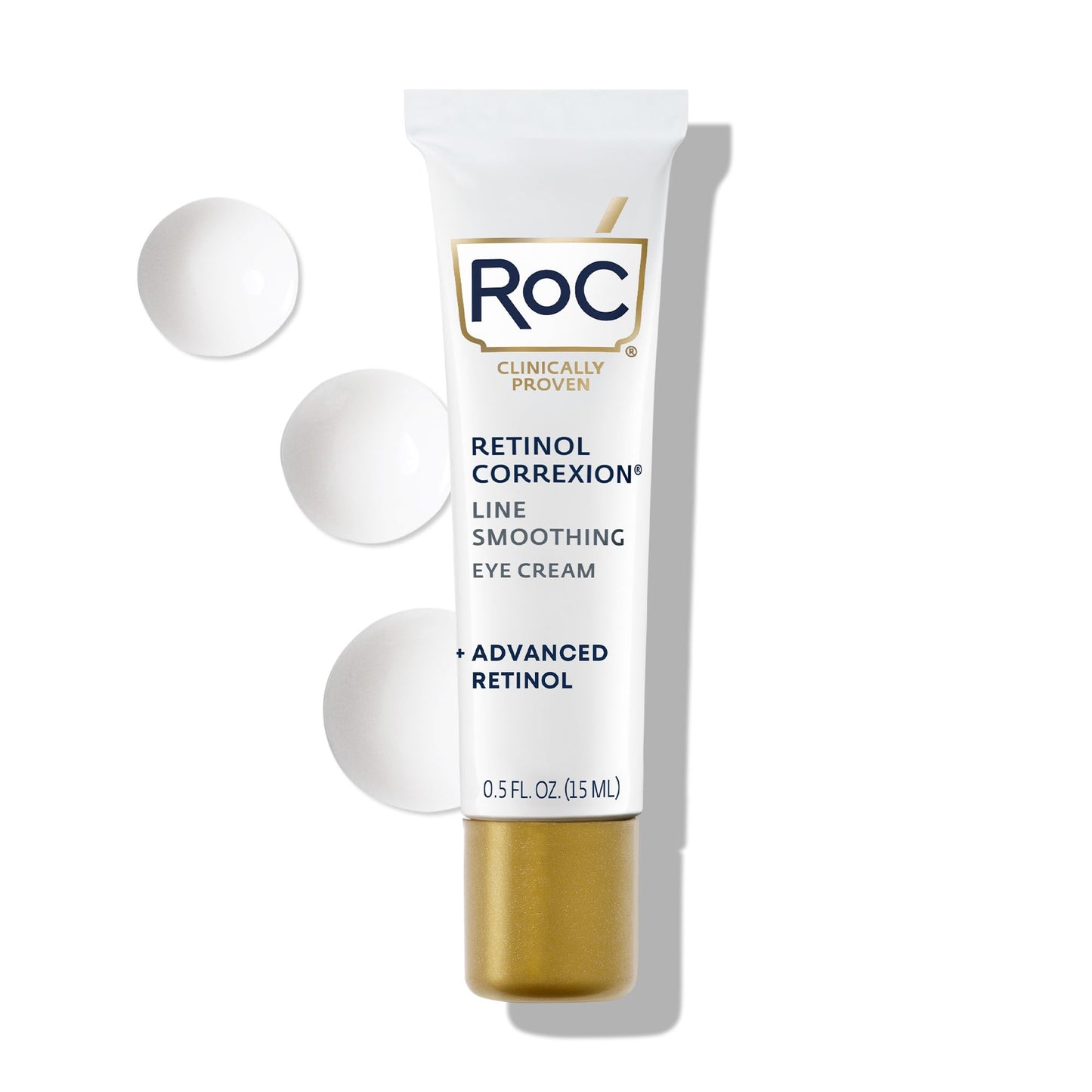 RoC Retinol Correxion Value Set Duo, Deep Wrinkle Anti-Aging Night Face Cream + Daily Under Eye Cream for Dark Circles & Puffiness , Skin Care Set (Packaging May Vary)