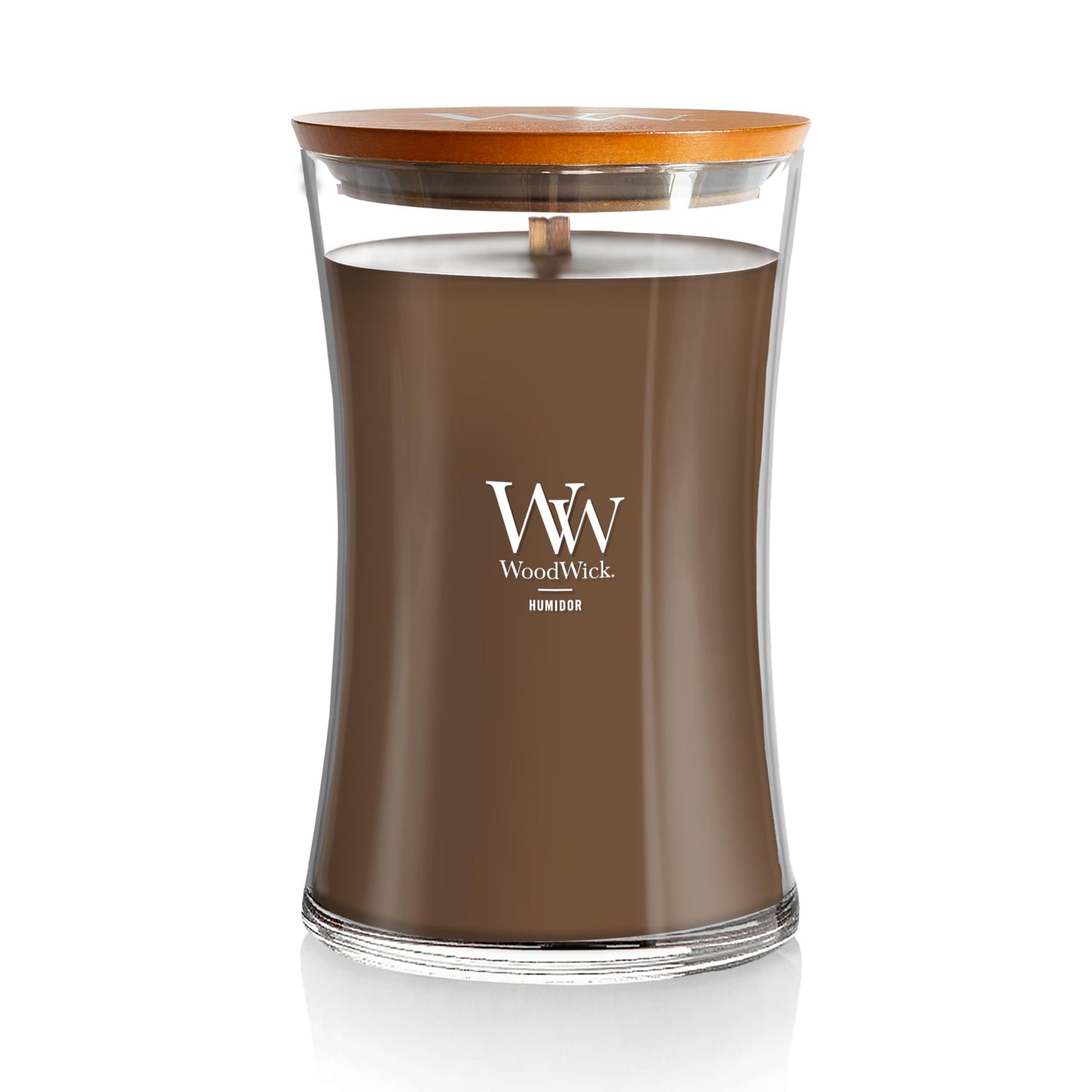 WoodWick Large Hourglass Fireside Candle, Premium Soy Blend Wax, Crackles as it burns, Perfect for Gifting, 21oz