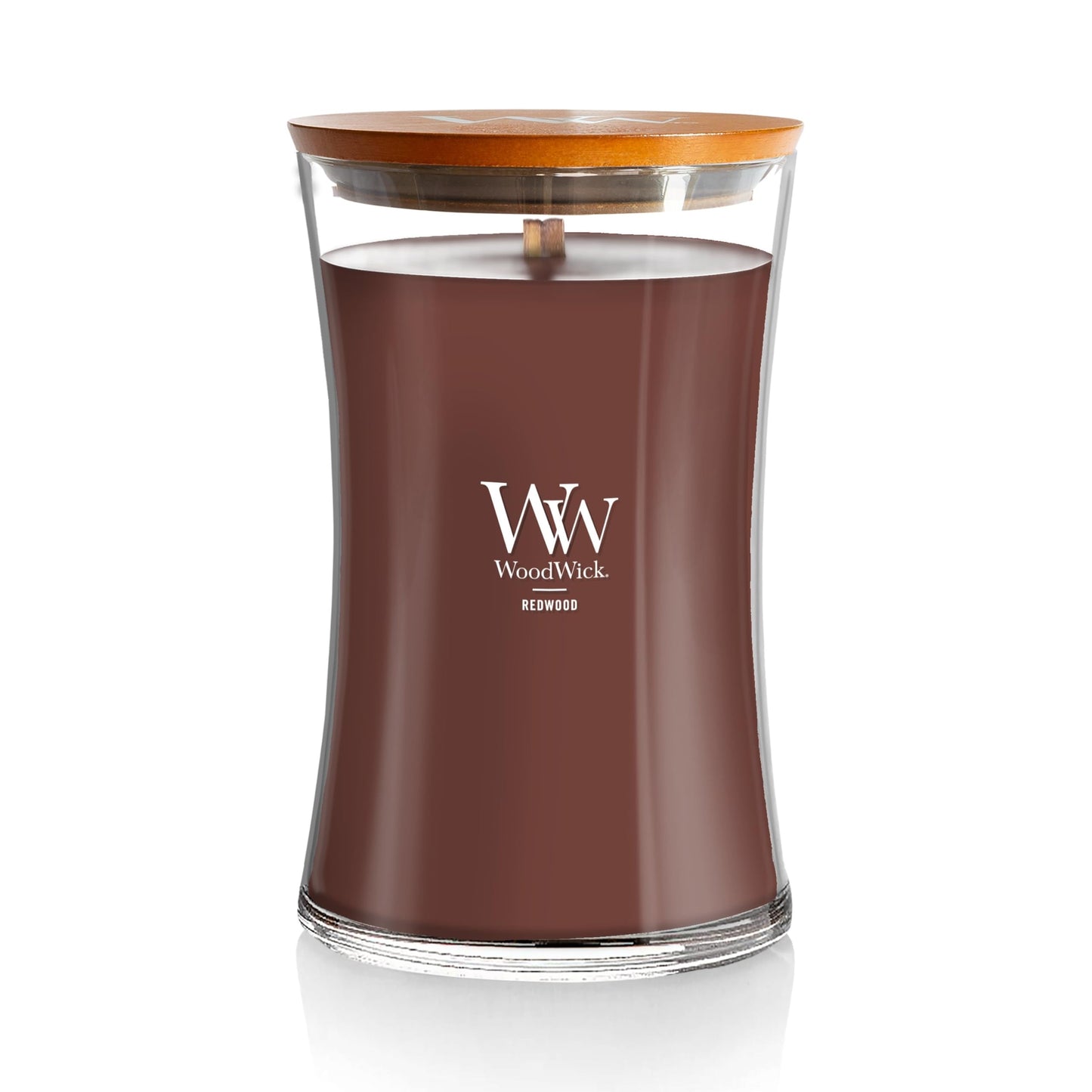 WoodWick Large Hourglass Fireside Candle, Premium Soy Blend Wax, Crackles as it burns, Perfect for Gifting, 21oz