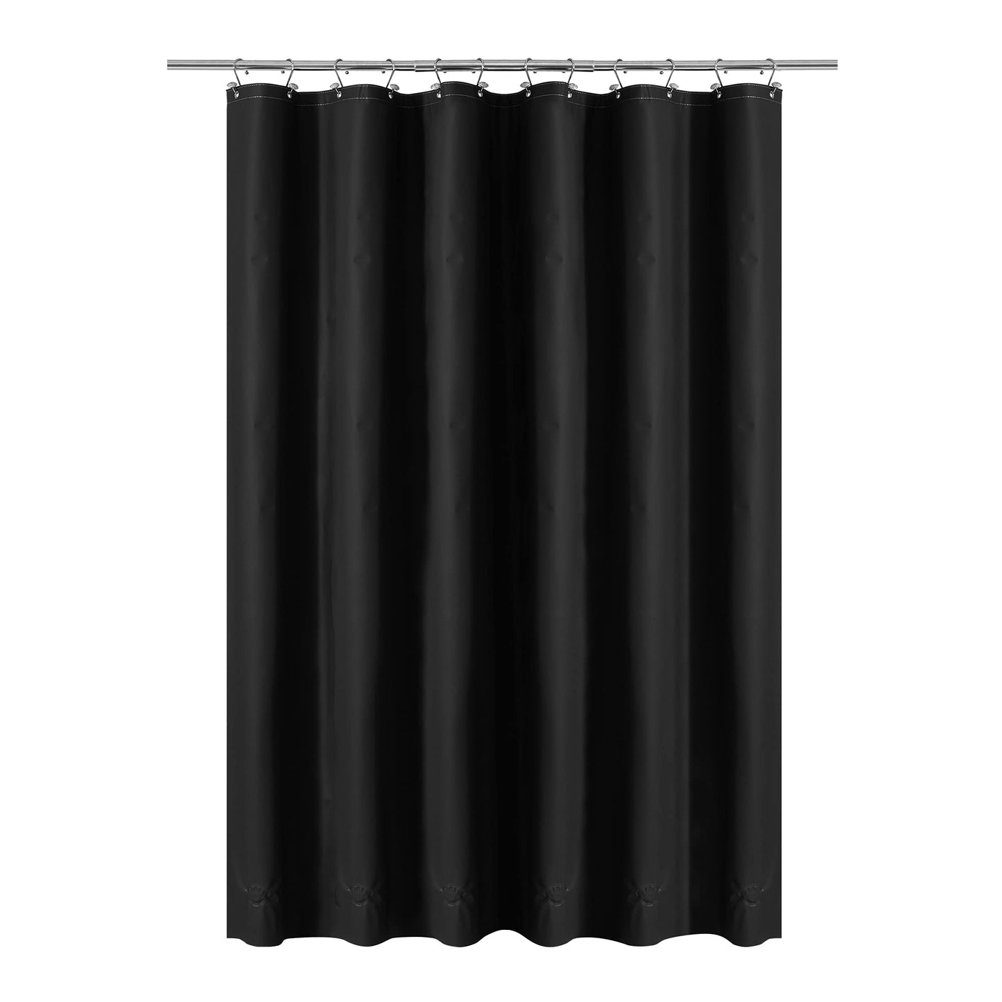 Barossa Design Plastic Shower Liner Clear - Premium PEVA Shower Curtain Liner with Rustproof Grommets and 3 Magnets, Waterproof Cute Lightweight Standard Size Bathroom Curtains - Clear