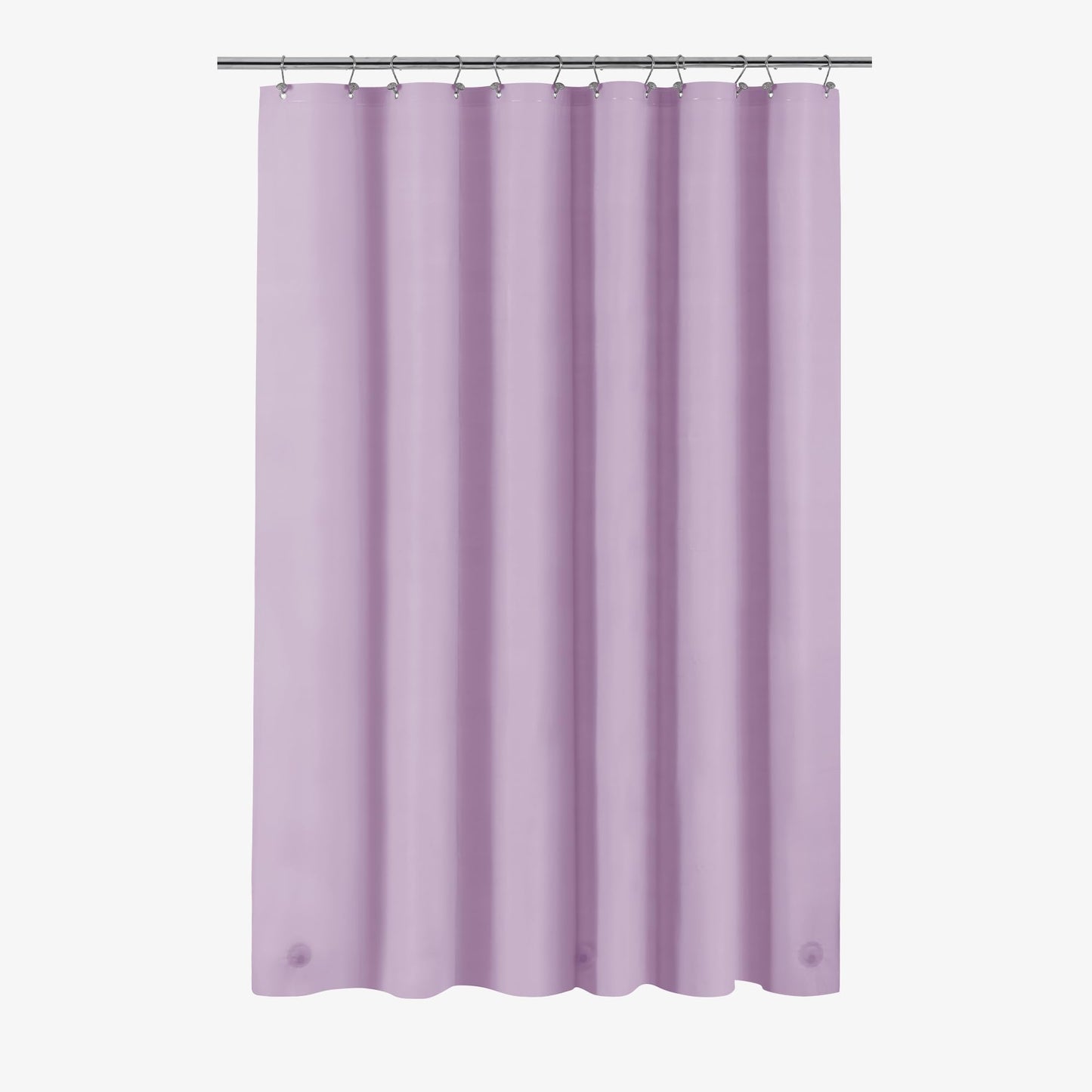 Barossa Design Plastic Shower Liner Clear - Premium PEVA Shower Curtain Liner with Rustproof Grommets and 3 Magnets, Waterproof Cute Lightweight Standard Size Bathroom Curtains - Clear