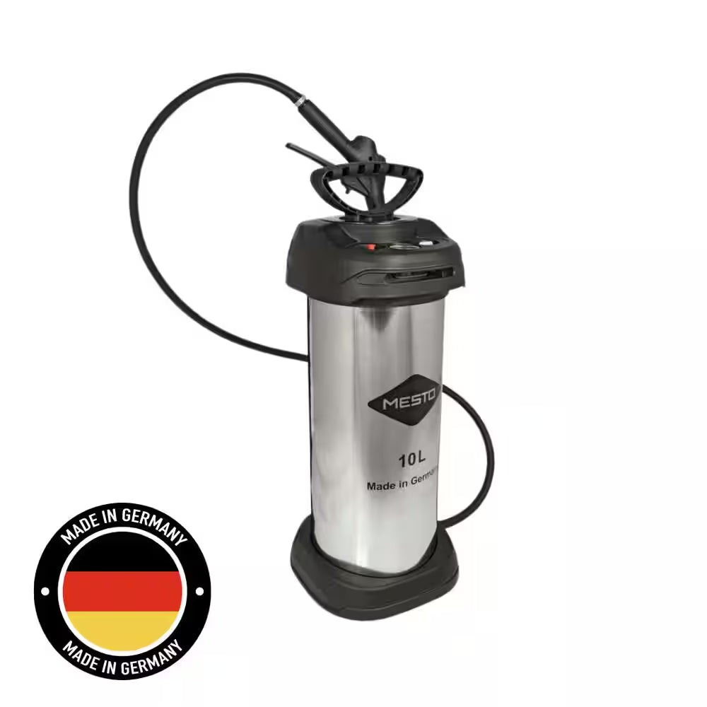 2.64 Gal. Industrial EPDM Stainless Steel Compression Sprayer for Professional Concrete, Made in Germany