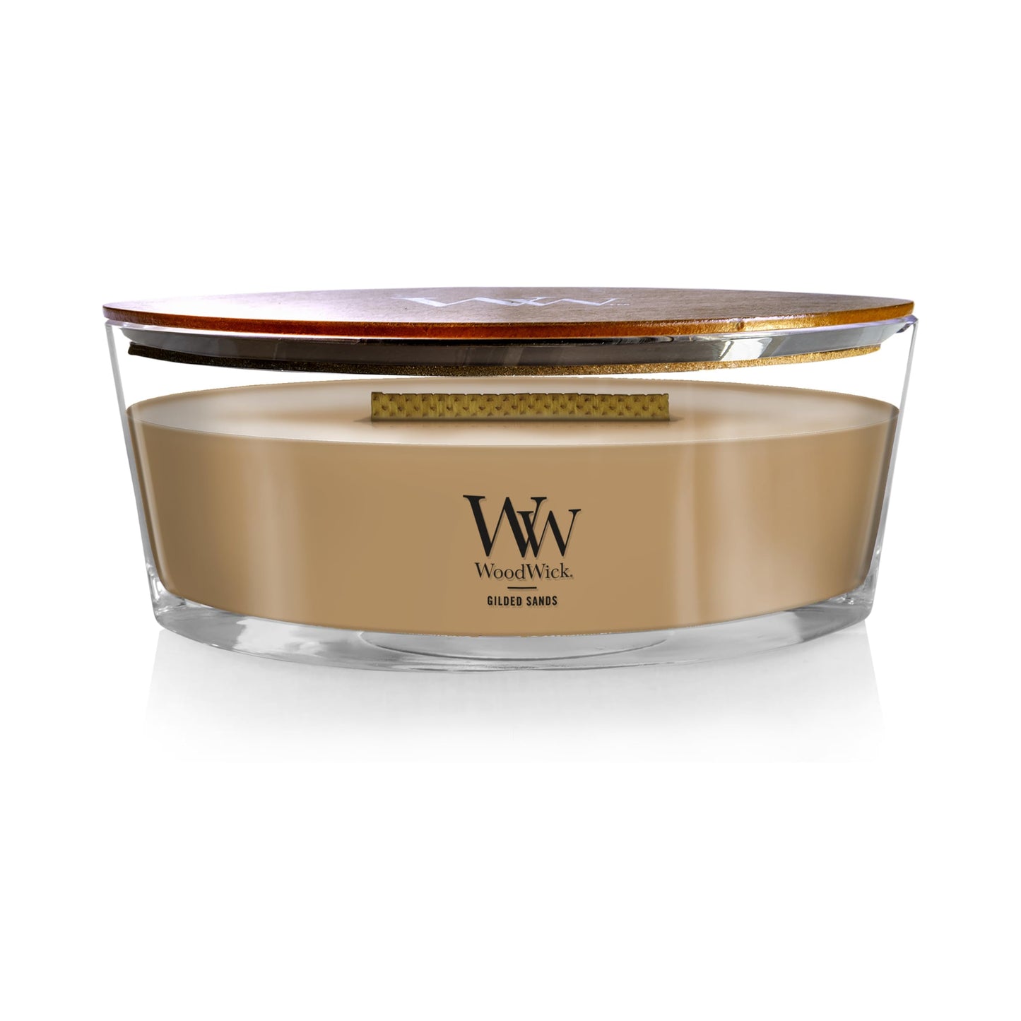 WoodWick Large Hourglass Fireside Candle, Premium Soy Blend Wax, Crackles as it burns, Perfect for Gifting, 21oz
