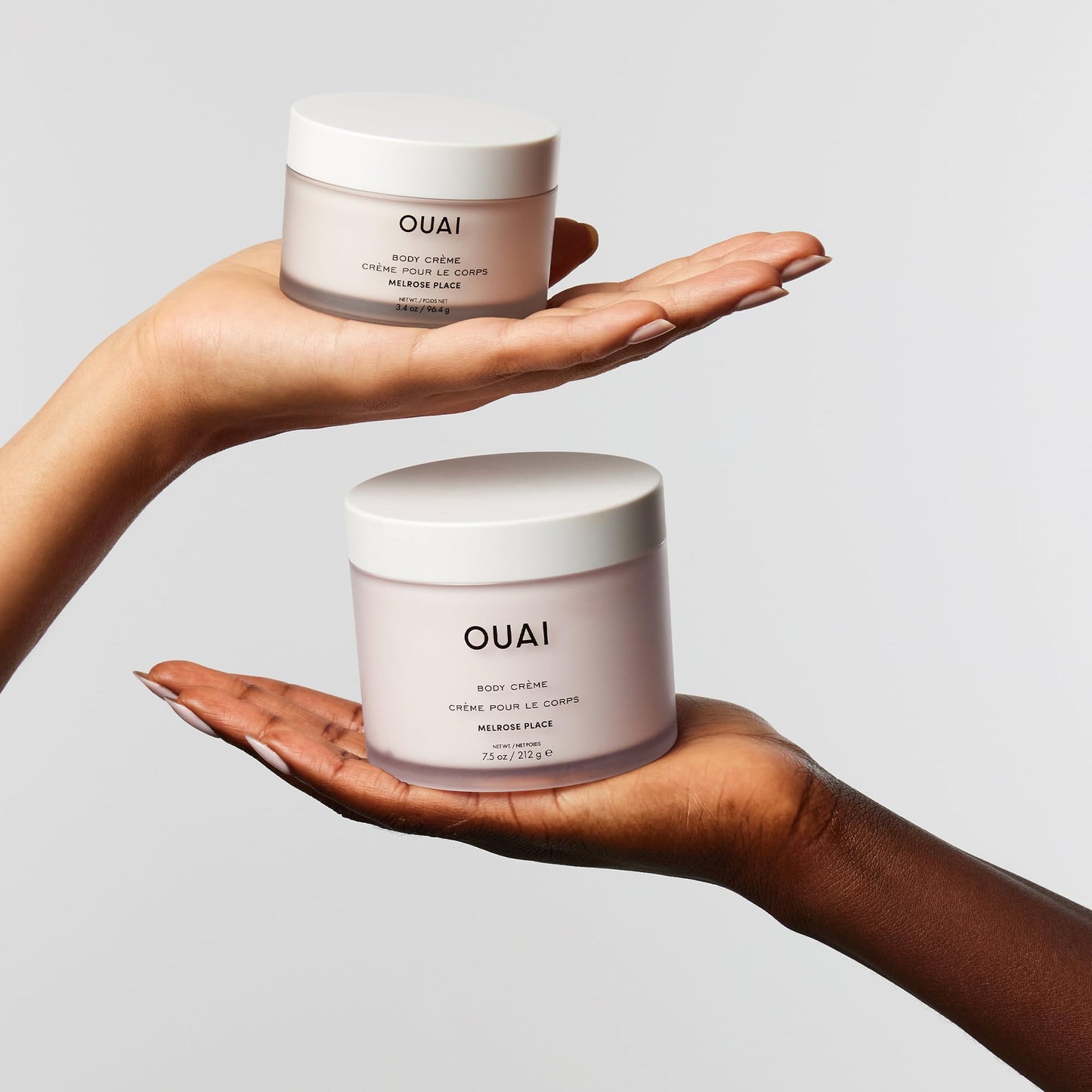 OUAI Body Cream, St. Barts - Hydrating Whipped Body Cream with Cupuaçu Butter, Coconut Oil and Squalane - Softens Skin and Delivers Healthy-Looking Glow - Sulfate-Free Skin Care (7.5 Oz)