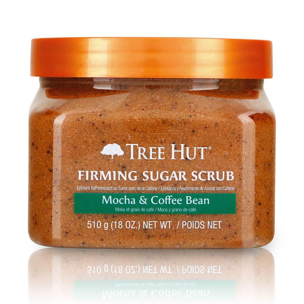 Tree Hut Peach Sorbet Shea Sugar Scrub | Exfoliating Body Scrub Removes Dead, Dry Skin for a Soft & Hydrated Feel | Nourishing Essential Body Care | 18 fl oz.