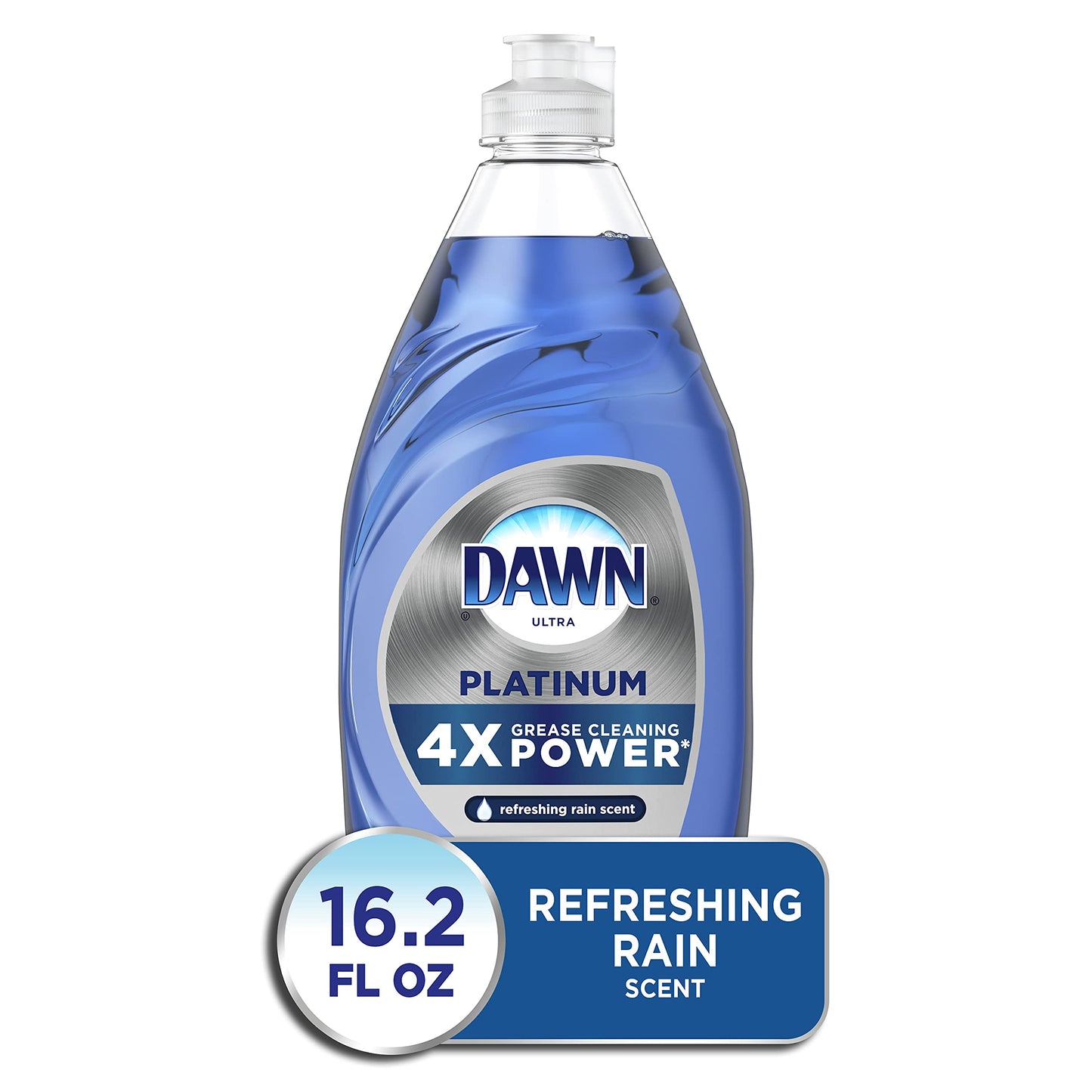Dawn Platinum Dishwashing Liquid, Fresh Rain Scent, 32.7 fl oz