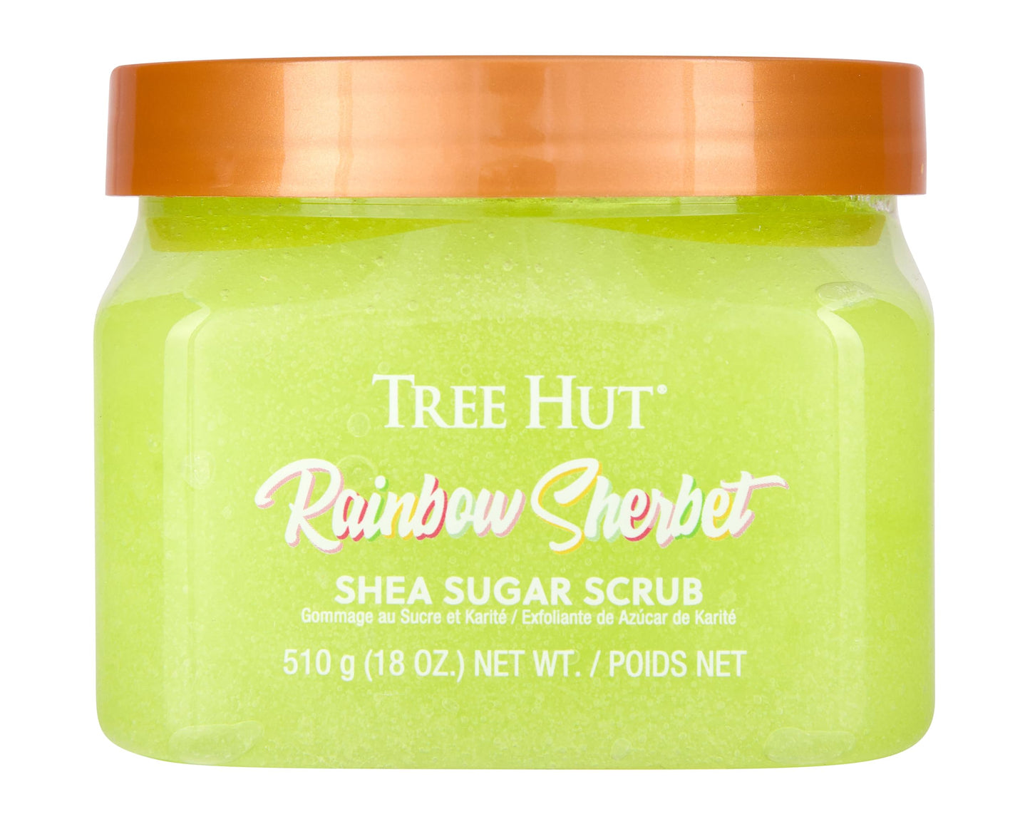 Tree Hut Peach Sorbet Shea Sugar Scrub | Exfoliating Body Scrub Removes Dead, Dry Skin for a Soft & Hydrated Feel | Nourishing Essential Body Care | 18 fl oz.