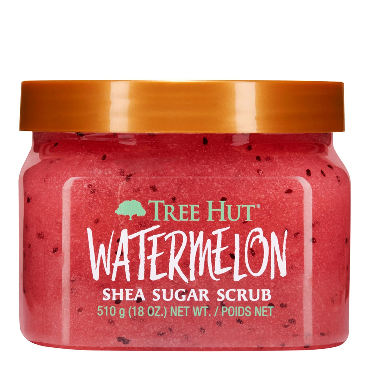 Tree Hut Peach Sorbet Shea Sugar Scrub | Exfoliating Body Scrub Removes Dead, Dry Skin for a Soft & Hydrated Feel | Nourishing Essential Body Care | 18 fl oz.
