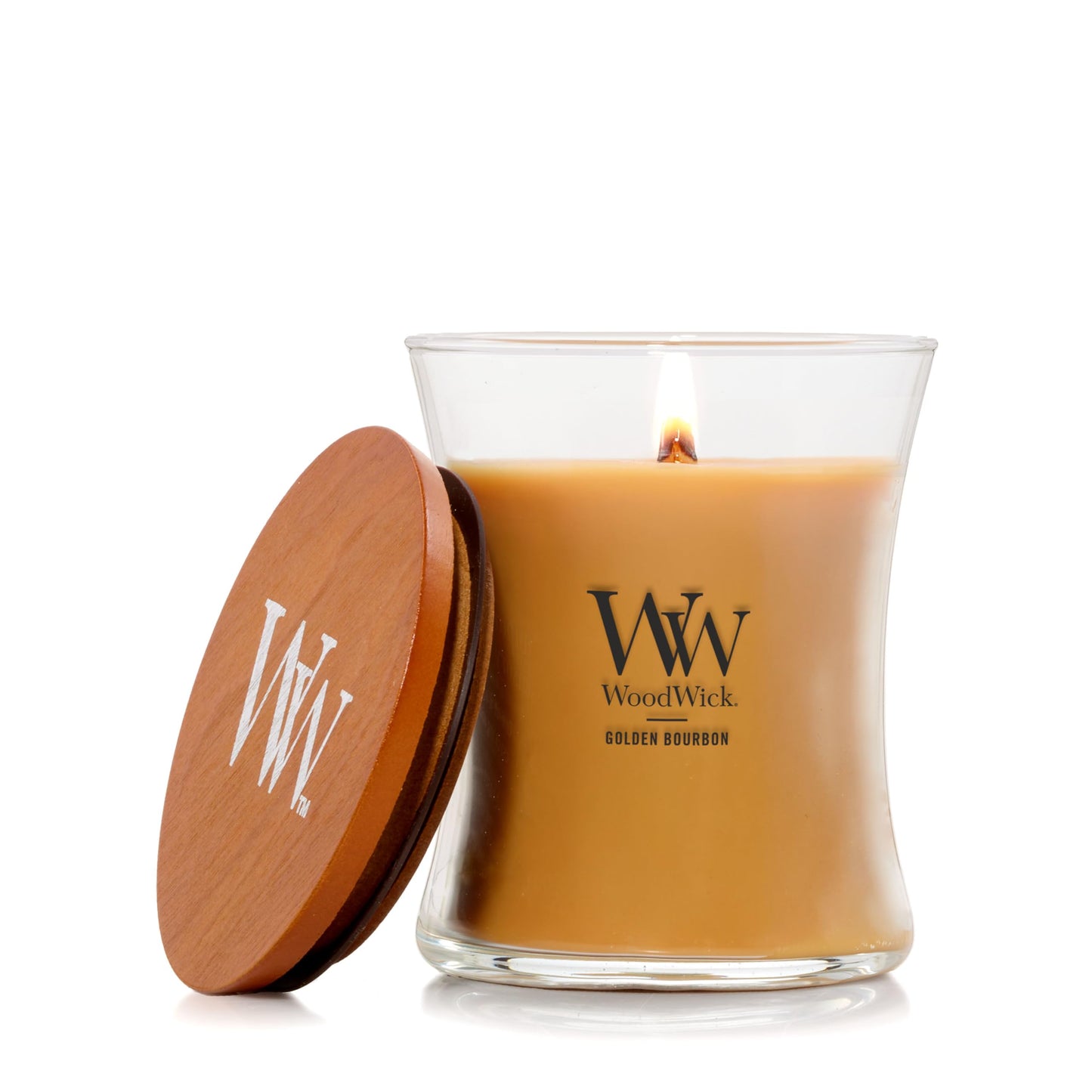 WoodWick Large Hourglass Fireside Candle, Premium Soy Blend Wax, Crackles as it burns, Perfect for Gifting, 21oz