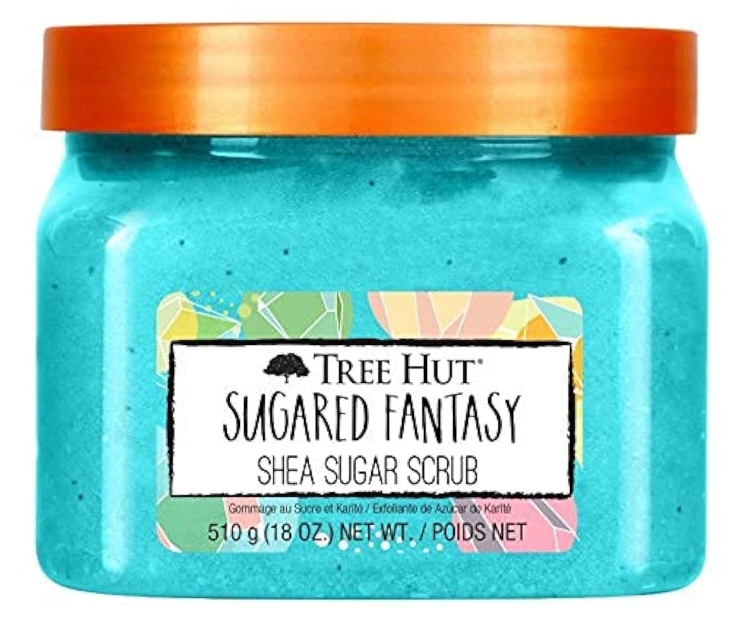 Tree Hut Peach Sorbet Shea Sugar Scrub | Exfoliating Body Scrub Removes Dead, Dry Skin for a Soft & Hydrated Feel | Nourishing Essential Body Care | 18 fl oz.