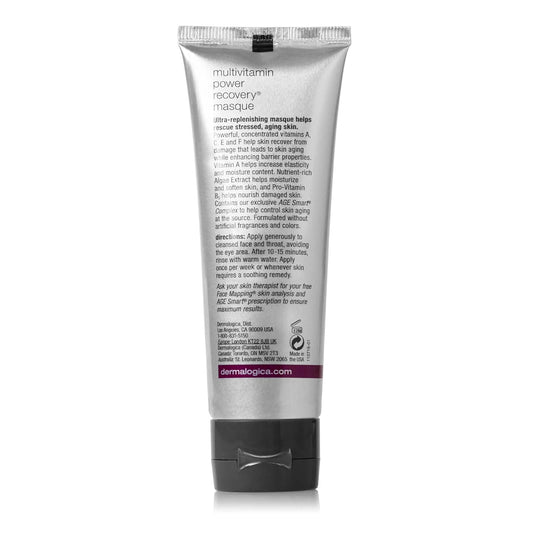 Dermalogica Multivitamin Power Recovery Masque (2.5 Fl Oz) Anti-Aging Face Mask with Vitamin C & Lactic Acid - Restore and Repair Damaged, Aging Skin