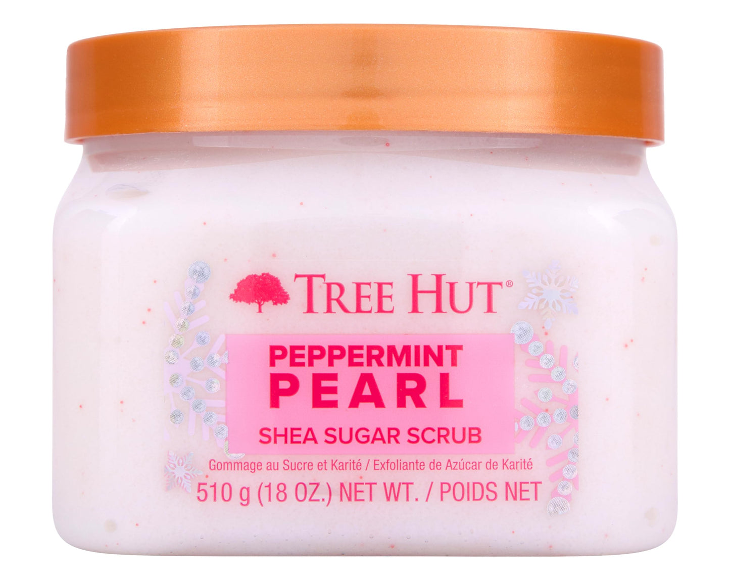 Tree Hut Peach Sorbet Shea Sugar Scrub | Exfoliating Body Scrub Removes Dead, Dry Skin for a Soft & Hydrated Feel | Nourishing Essential Body Care | 18 fl oz.