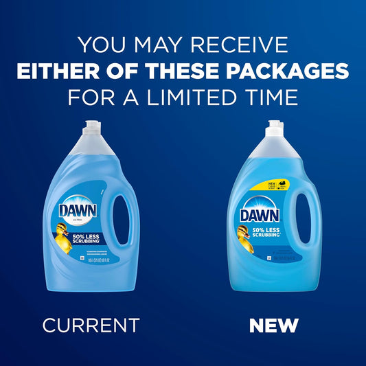 Dawn Dish Soap Ultra Dishwashing Liquid, Dish Soap Refill, Dish Detergent Liquid, Original Scent, 56 Fl Oz (Pack of 2)