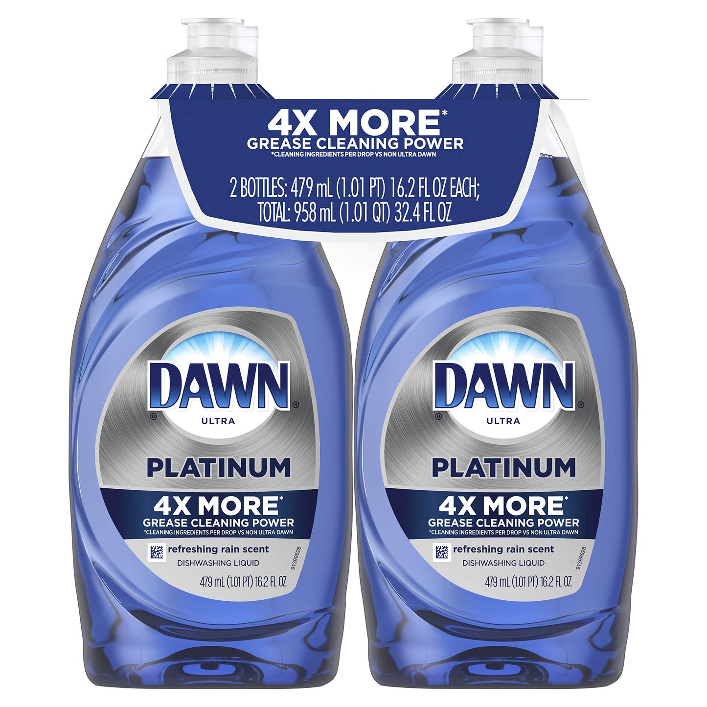 Dawn Platinum Dishwashing Liquid, Fresh Rain Scent, 32.7 fl oz