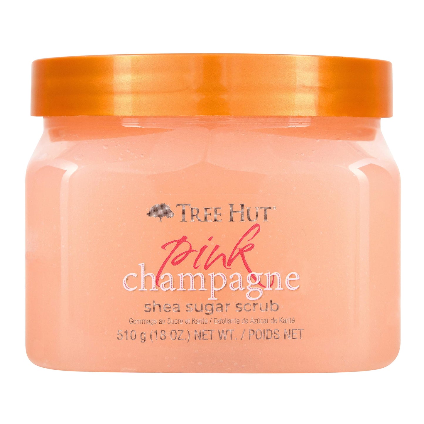 Tree Hut Peach Sorbet Shea Sugar Scrub | Exfoliating Body Scrub Removes Dead, Dry Skin for a Soft & Hydrated Feel | Nourishing Essential Body Care | 18 fl oz.