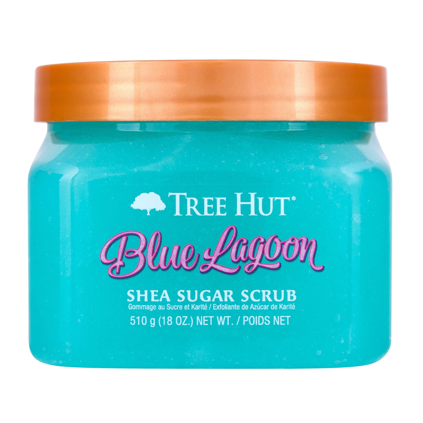 Tree Hut Peach Sorbet Shea Sugar Scrub | Exfoliating Body Scrub Removes Dead, Dry Skin for a Soft & Hydrated Feel | Nourishing Essential Body Care | 18 fl oz.