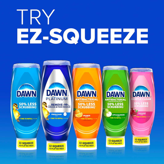 Dawn Platinum Dishwashing Liquid, Fresh Rain Scent, 32.7 fl oz