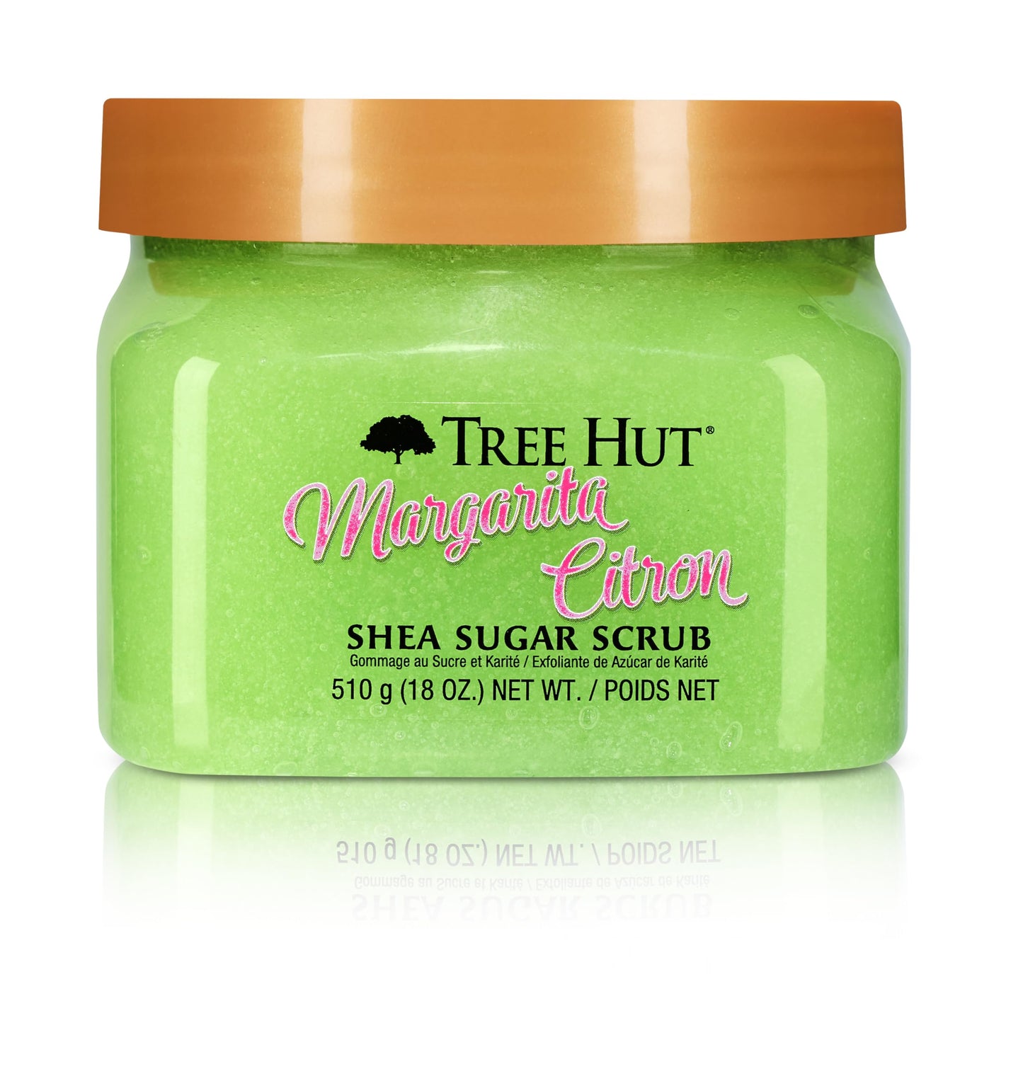 Tree Hut Peach Sorbet Shea Sugar Scrub | Exfoliating Body Scrub Removes Dead, Dry Skin for a Soft & Hydrated Feel | Nourishing Essential Body Care | 18 fl oz.