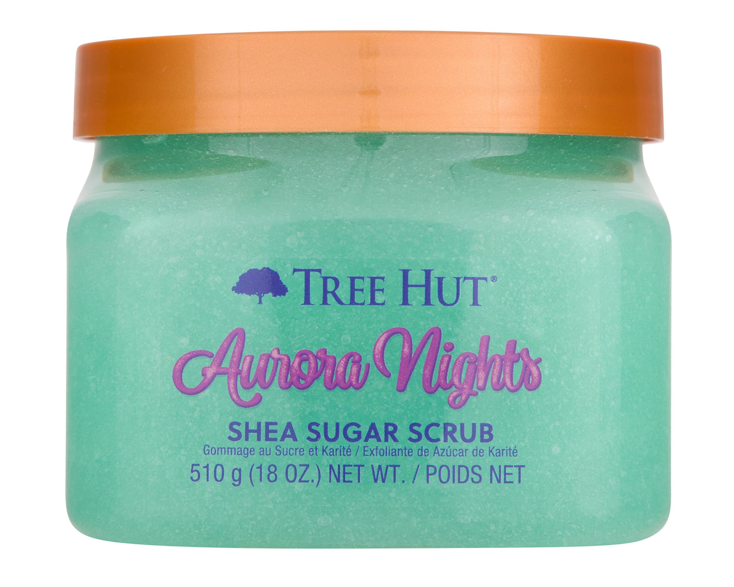 Tree Hut Peach Sorbet Shea Sugar Scrub | Exfoliating Body Scrub Removes Dead, Dry Skin for a Soft & Hydrated Feel | Nourishing Essential Body Care | 18 fl oz.