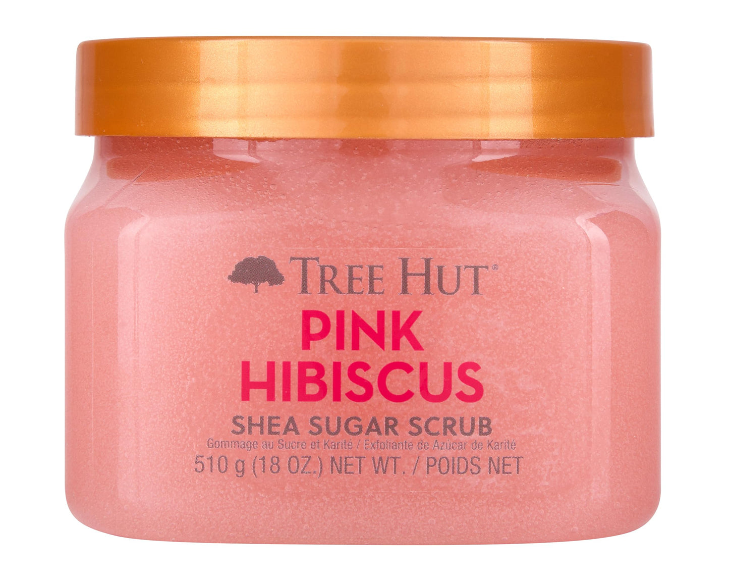 Tree Hut Peach Sorbet Shea Sugar Scrub | Exfoliating Body Scrub Removes Dead, Dry Skin for a Soft & Hydrated Feel | Nourishing Essential Body Care | 18 fl oz.