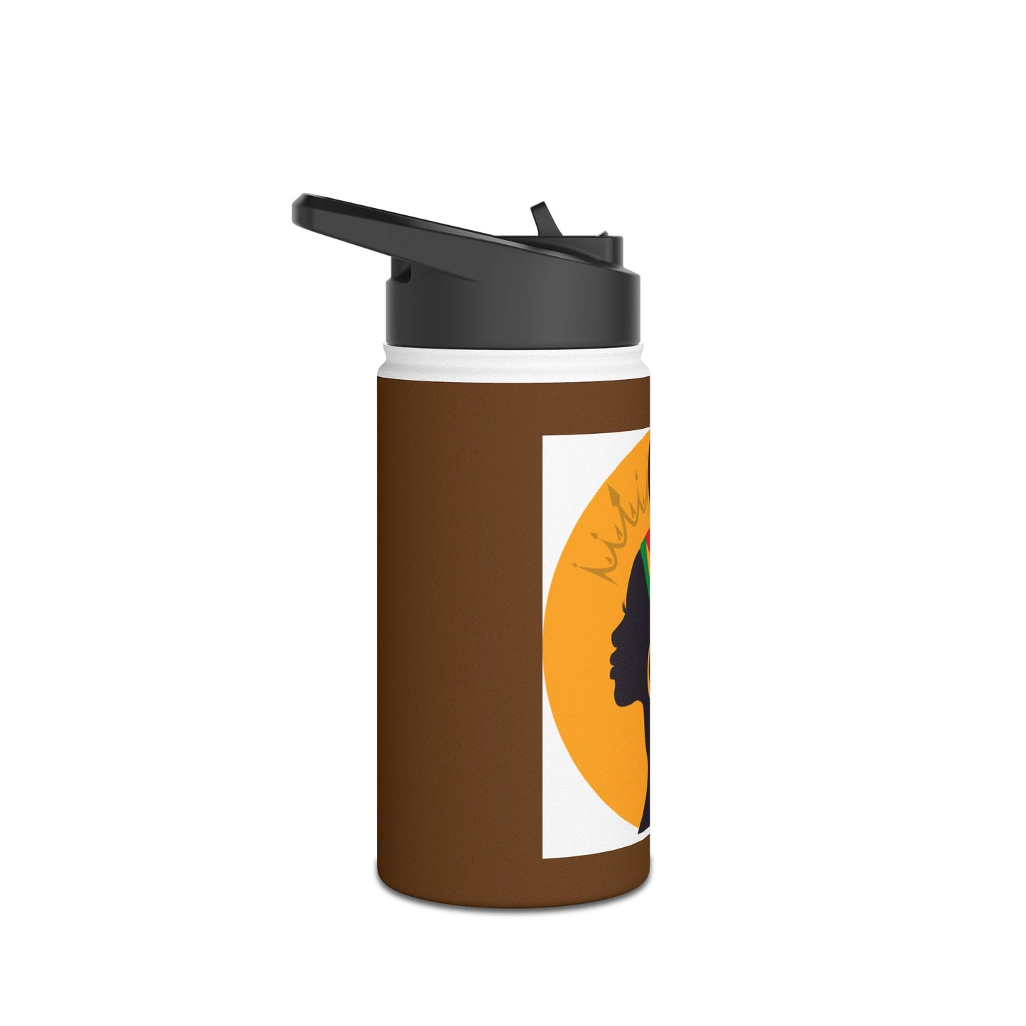 Empowering Black Women Stainless Steel Water Bottle, Travel Mug, Eco-Friendly Hydration, Gifts for Her, Motivational Drinkware