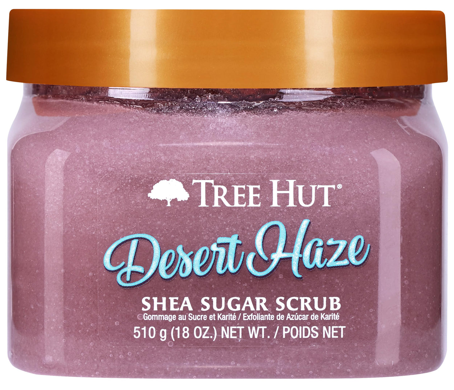 Tree Hut Peach Sorbet Shea Sugar Scrub | Exfoliating Body Scrub Removes Dead, Dry Skin for a Soft & Hydrated Feel | Nourishing Essential Body Care | 18 fl oz.