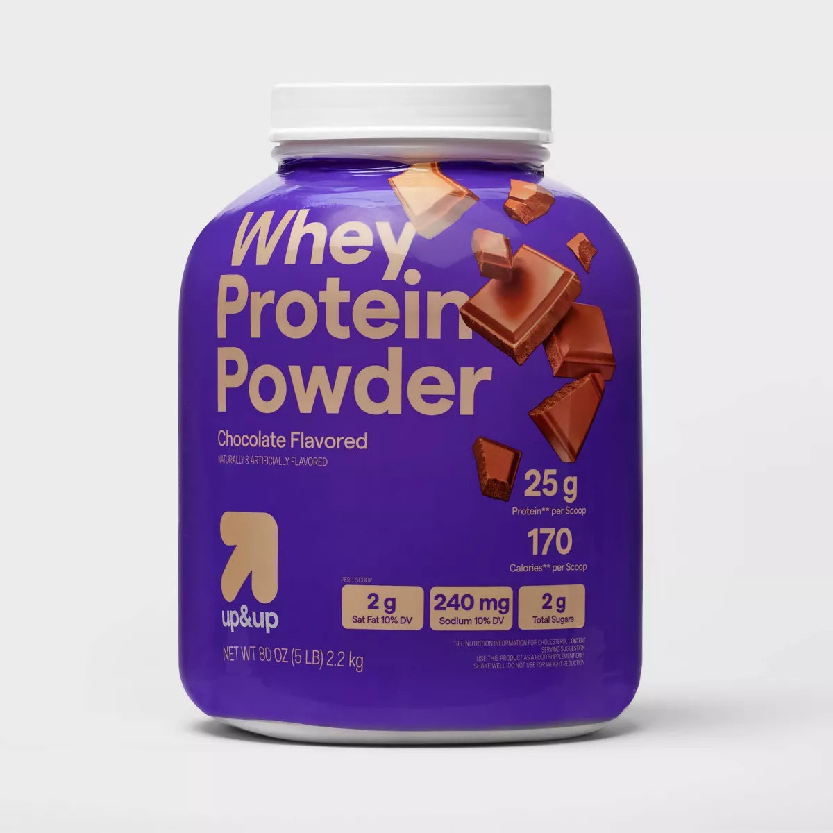 Whey Protein Powder - Chocolate - Up&Up