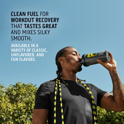 100% Whey Protein Powder - Post Workout Whey Protein Isolate, Unflavored, 2 Lb