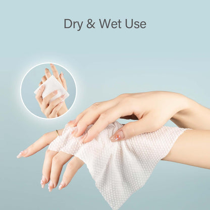 Facial Towel L Disposable Dry Wipes L 4 -Pack Value Pack, 240 Count Towel,Absorbent,Reusable, Soft, Comfort Skincare