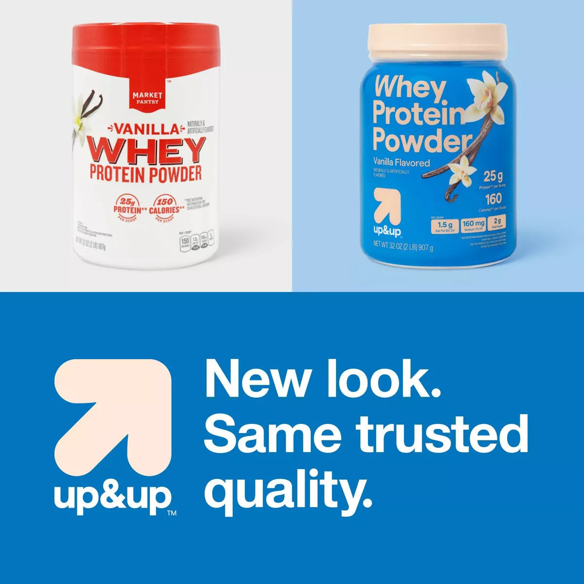 Whey Protein Powder - Vanilla - Up&Up