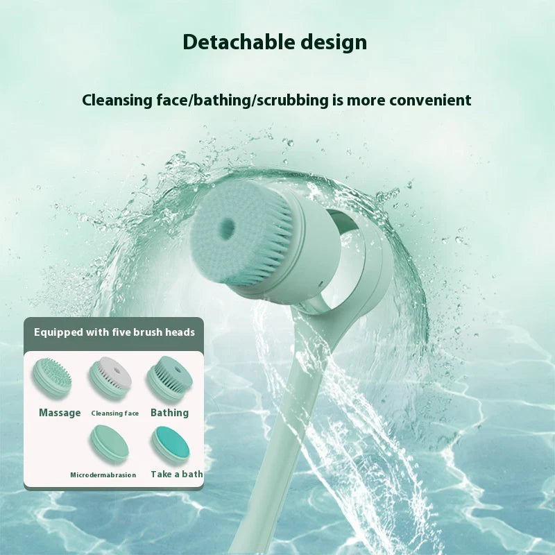 Automatic Electric Back Scrubber with Extended Handle Brush