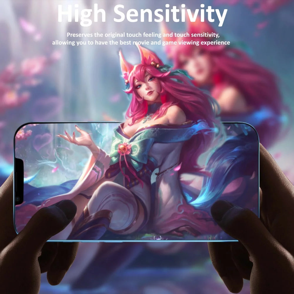 Iphone 13 Privacy Screen Protector + Camera Lens Protector, anti Spy Case Friendly Tempered Glass 9H Black