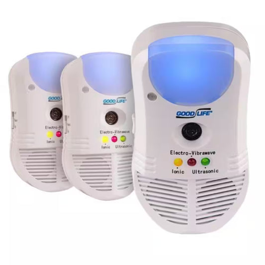 8-Watt Electronic Indoor Mouse Rats Rodent Repellent with 5-In-1 Plug-In Pest Control Device Repeller (3-Pack)