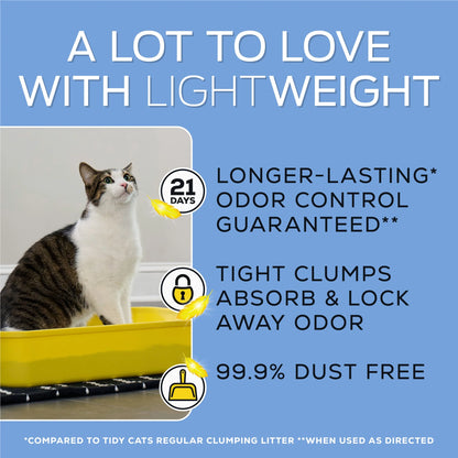Purina  Lightweight Free and Clean Unscented Clumping Cat Litter