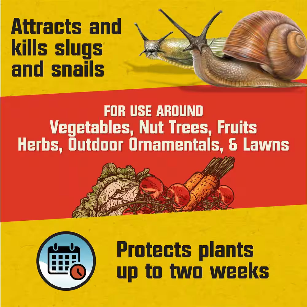 1.75 Lb. 8,750 Sq. Ft. Outdoor Lawn and Garden Slug and Snail Killer