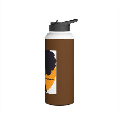 Empowering Black Women Stainless Steel Water Bottle, Travel Mug, Eco-Friendly Hydration, Gifts for Her, Motivational Drinkware