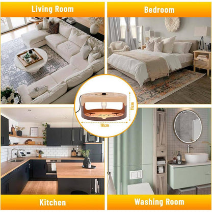 Modern Indoor Flea Traps with 8 Sticky Disc & 4 Bulbs & 2 Electric Wires, Flea Killer Bed Bug Trap Pest Control (2-Pack)