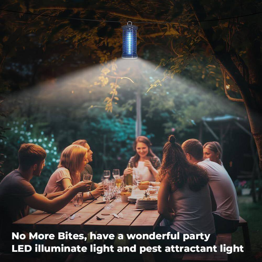 4200-Volt Electric Bug Zapper Repellent Waterproof Kills Mosquitoes and Flies Perfect for Home Patio Office