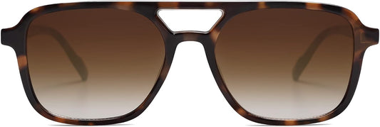 SOJOS Retro Aviator Sunglasses for Women Men,Trendy Rectangle Womens Mens Shades Sun Glasses SJ2202