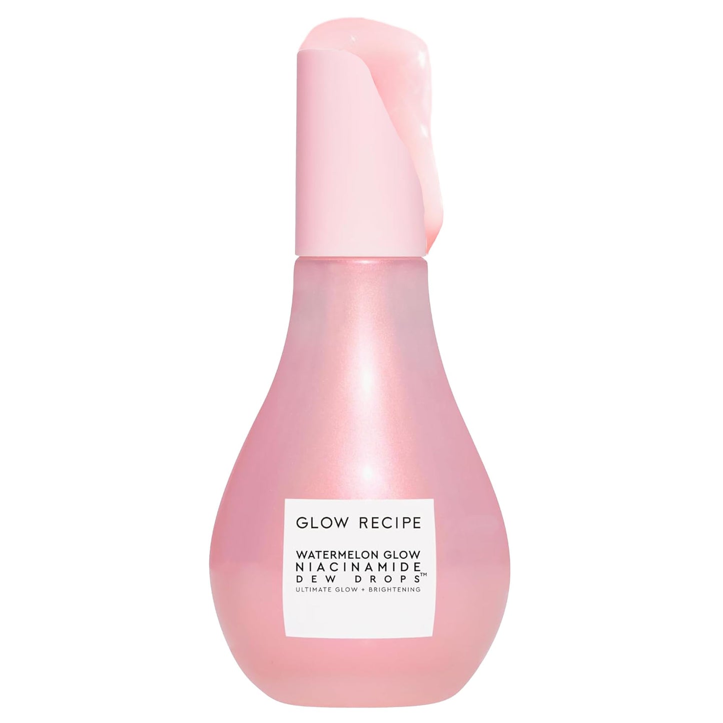 Glow Recipe Watermelon Niacinamide Dew Drops, Travel Size - Brightening, Plumping Hydrating Face Serum, Makeup Primer + Liquid Highlighter with Hyaluronic Acid - Dewy & Glowing Korean Skin Care (15ml)