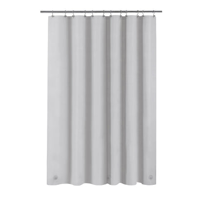 Barossa Design Plastic Shower Liner Clear - Premium PEVA Shower Curtain Liner with Rustproof Grommets and 3 Magnets, Waterproof Cute Lightweight Standard Size Bathroom Curtains - Clear