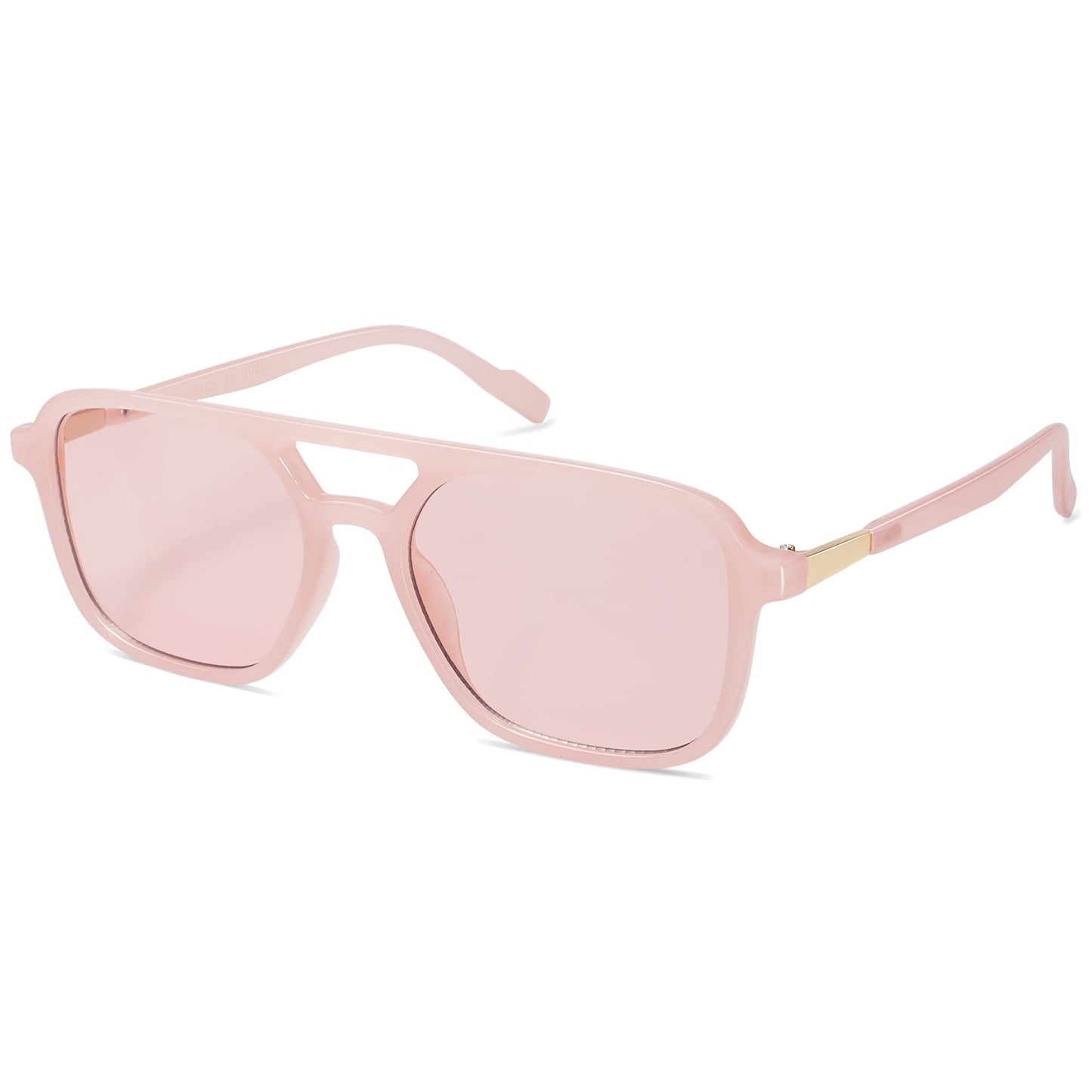 SOJOS Retro Aviator Sunglasses for Women Men,Trendy Rectangle Womens Mens Shades Sun Glasses SJ2202