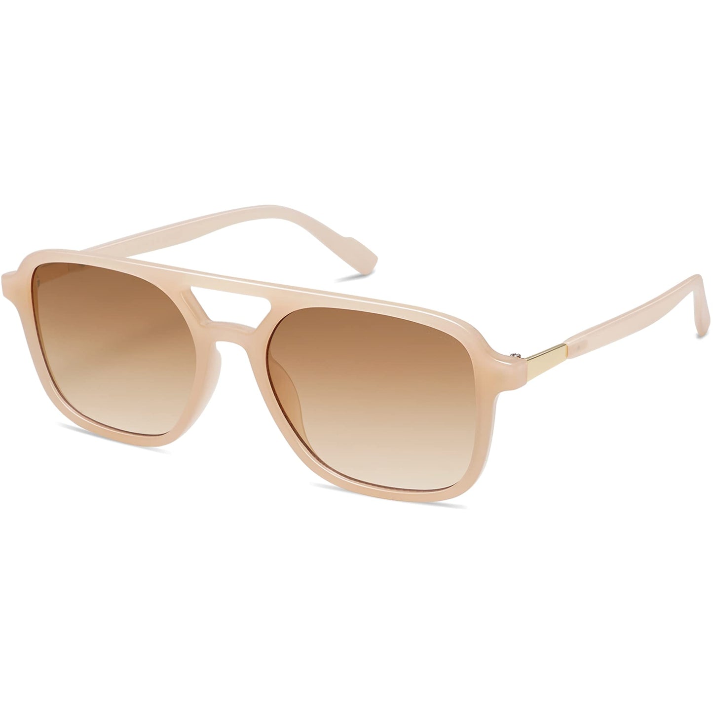 SOJOS Retro Aviator Sunglasses for Women Men,Trendy Rectangle Womens Mens Shades Sun Glasses SJ2202