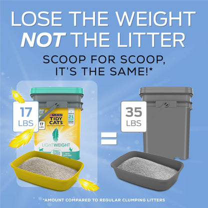 Purina  Lightweight Free and Clean Unscented Clumping Cat Litter