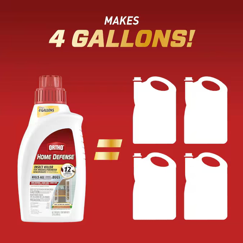 Home Defense for Indoor Perimeter 32 -Oz Concentrate Insect Killer